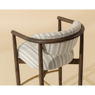 Sigrid Barstool - Antique Brown - Gifford Script 15 Sigrid Barstool - Antique Brown - Gifford Script 112741 112741 SIGRID BARSTOOL ANTIQUE BROWN GIFFORD SCRIPT 6