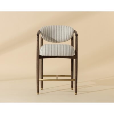 Sigrid Counter Stool - Antique Brown - Gifford Script 14 Sigrid Counter Stool - Antique Brown - Gifford Script 112742 112742 SIGRID COUNTER STOOL ANTIQUE BROWN GIFFORD SCRIPT 1