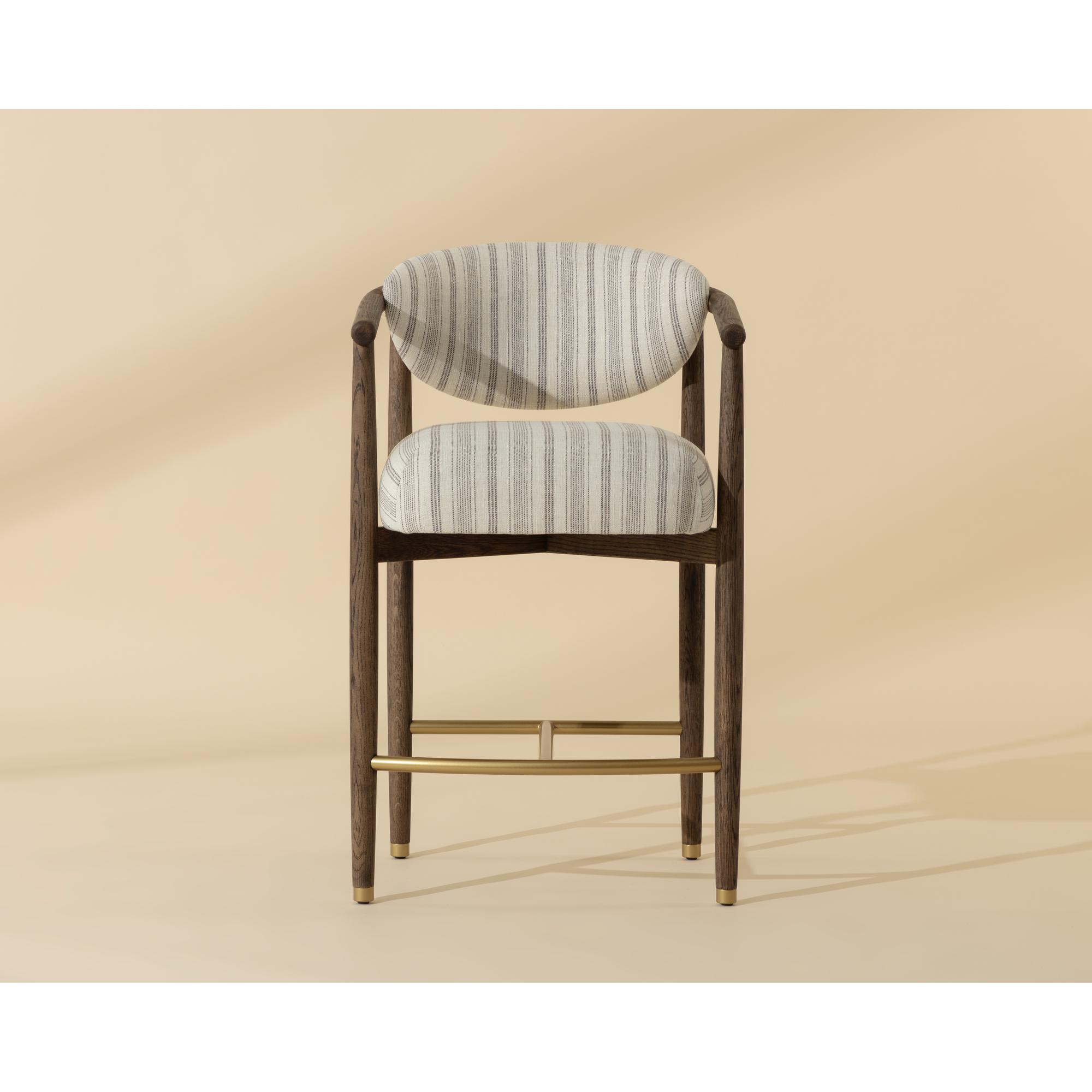 Sigrid Counter Stool - Antique Brown - Gifford Script 7 Sigrid Counter Stool - Antique Brown - Gifford Script - Image 7