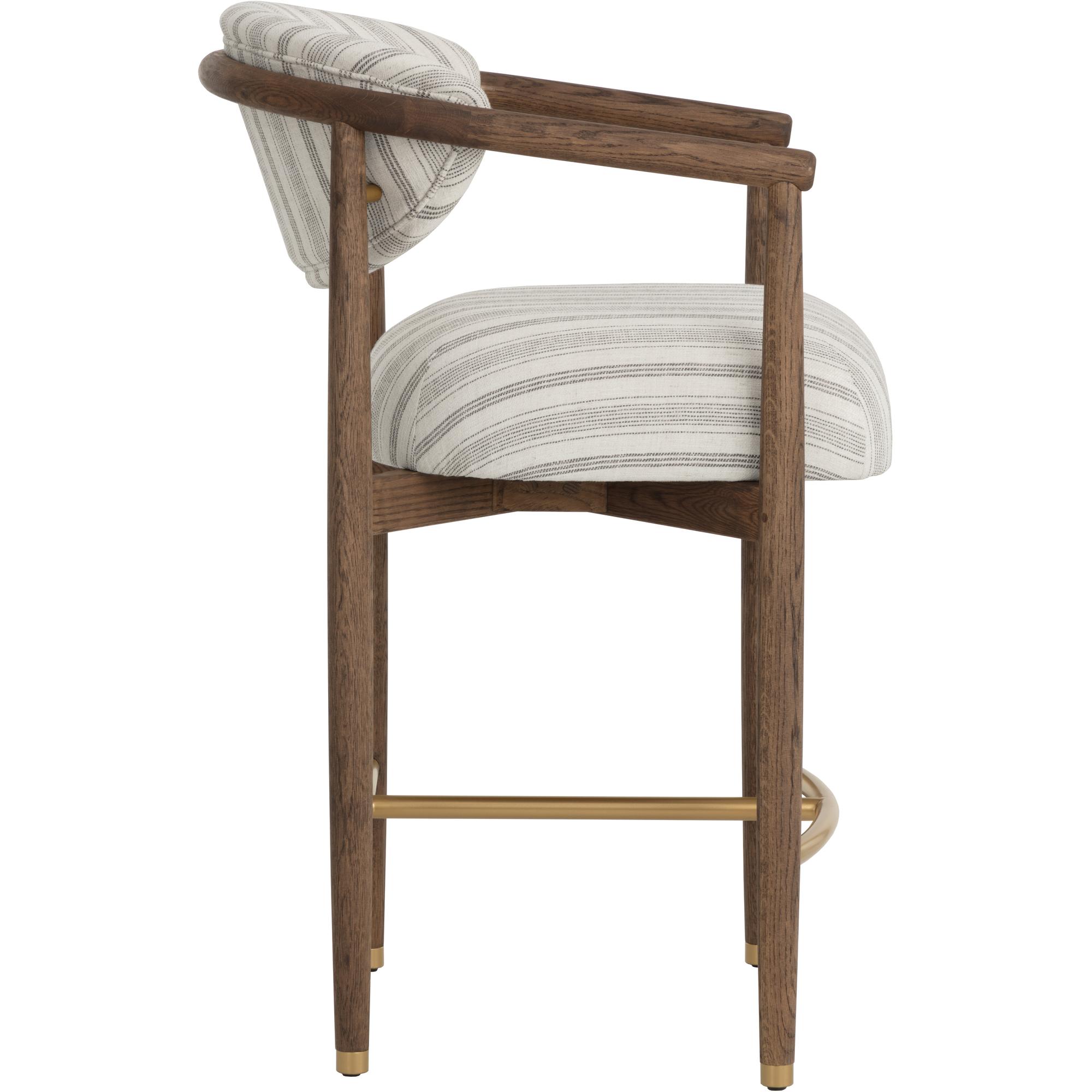 Sigrid Counter Stool - Antique Brown - Gifford Script 3 Sigrid Counter Stool - Antique Brown - Gifford Script - Image 3