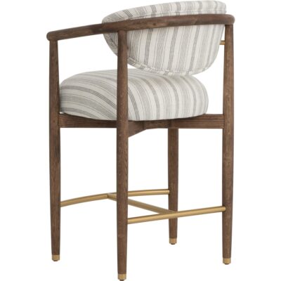 Sigrid Counter Stool - Antique Brown - Gifford Script 11 Sigrid Counter Stool - Antique Brown - Gifford Script 112742 112742 SIGRID COUNTER STOOL ANTIQUE BROWN GIFFORD SCRIPT 23