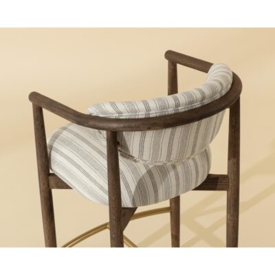 Sigrid Counter Stool - Antique Brown - Gifford Script 15 Sigrid Counter Stool - Antique Brown - Gifford Script 112742 112742 SIGRID COUNTER STOOL ANTIQUE BROWN GIFFORD SCRIPT 6