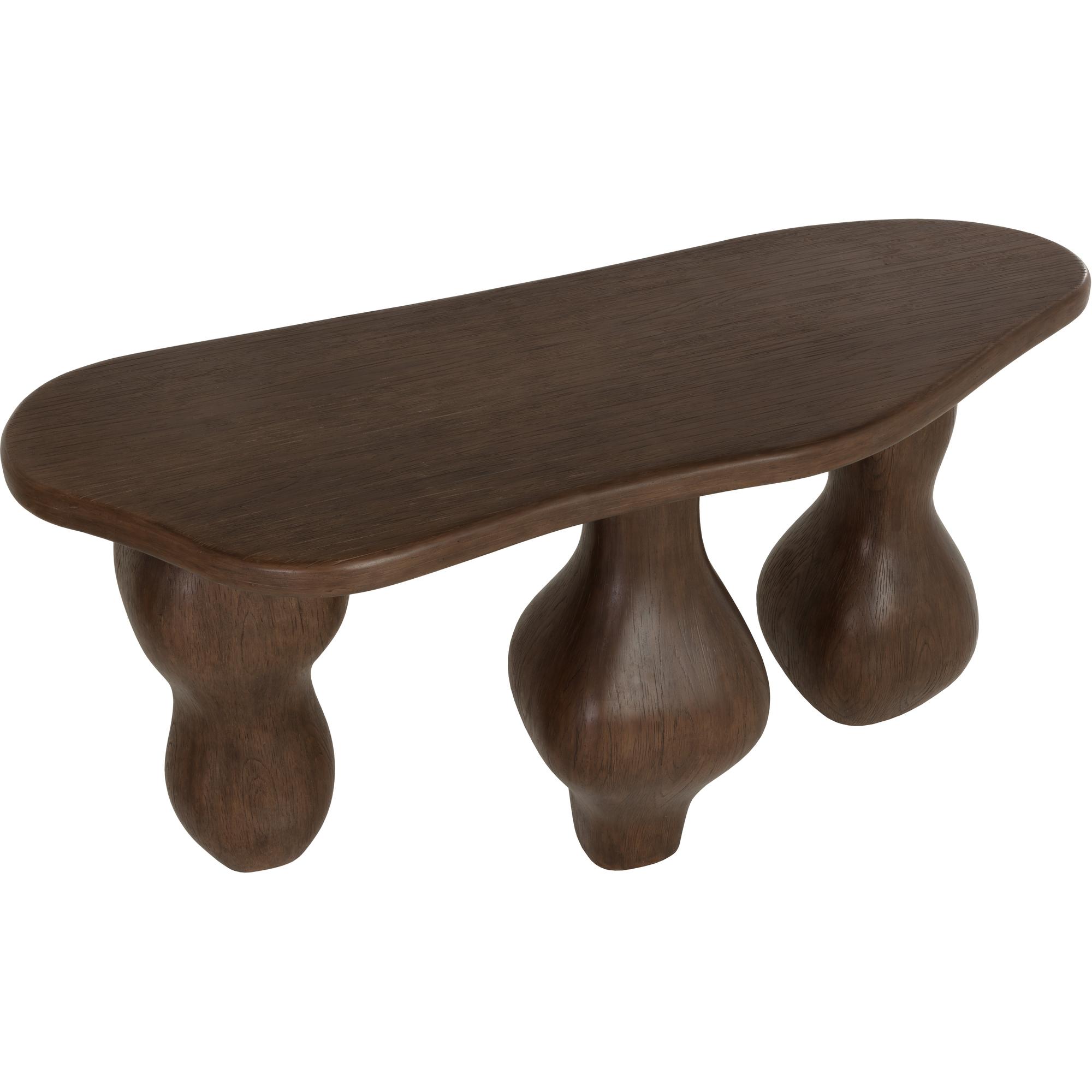 Ines Console Table - Dark Brown 4 Ines Console Table - Dark Brown - Image 4