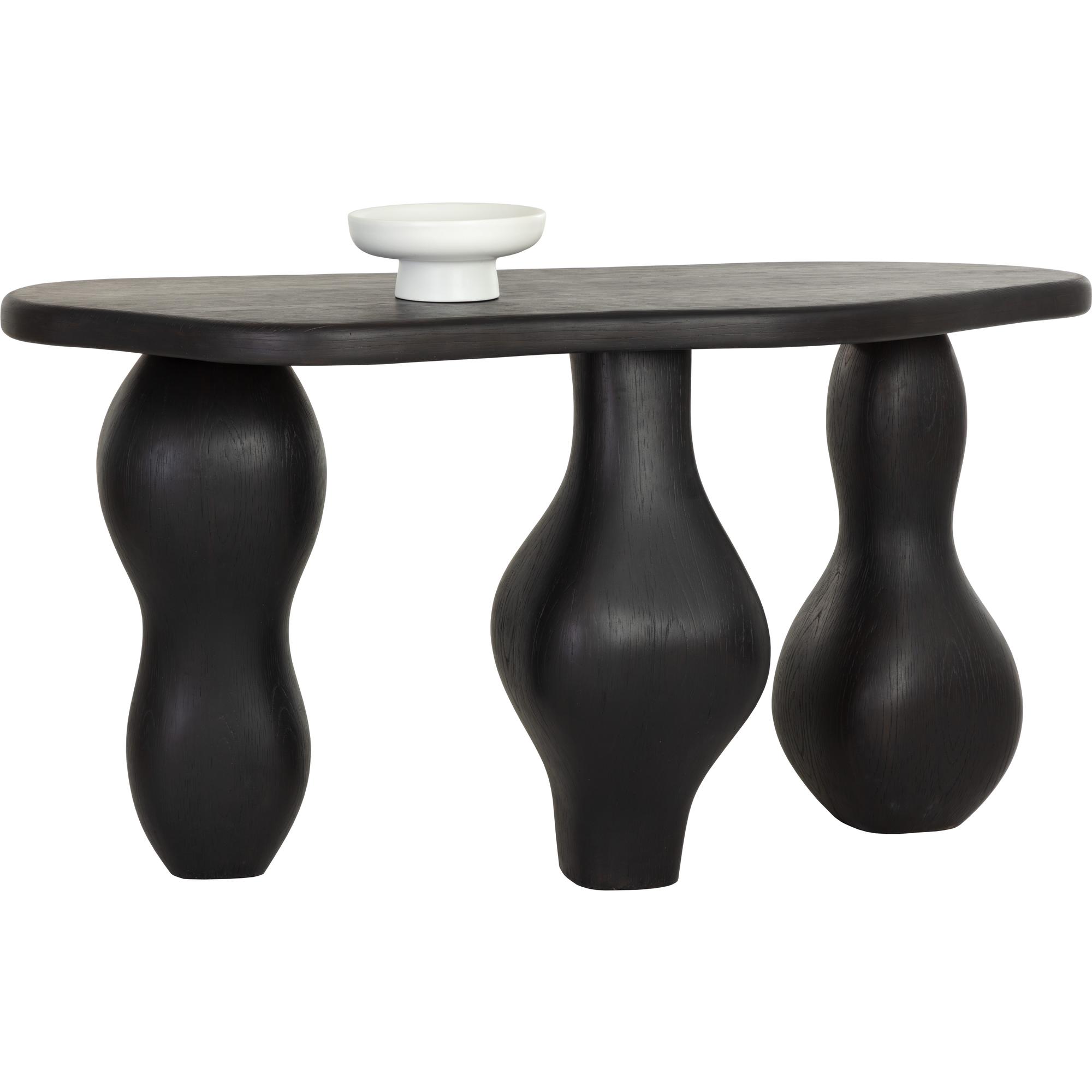 Ines Console Table - Black 1 Ines Console Table - Black