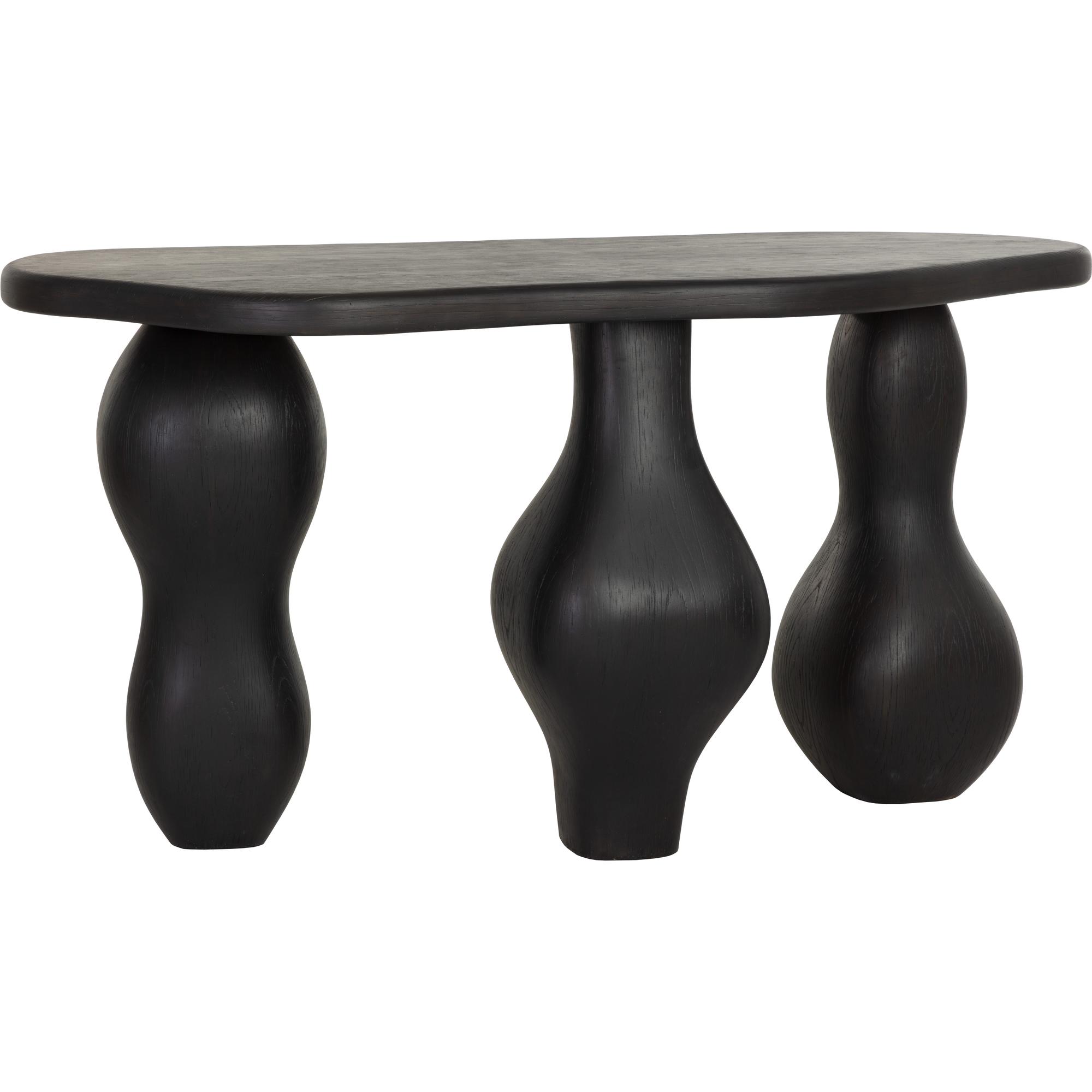 Ines Console Table - Black 2 Ines Console Table - Black - Image 2