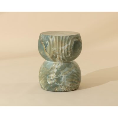 Gemina End Table - Marble Look - Jade Onyx 112758 112758 GEMINA END TABLE MARBLE LOOK JADE ONYX 1