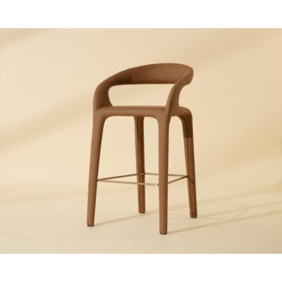 Atika Barstool - Milliken Cognac 112760 112760 ATIKA BARSTOOL MILLIKEN COGNAC