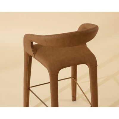 Atika Barstool - Milliken Cognac 112760 112760 ATIKA BARSTOOL MILLIKEN COGNAC 6