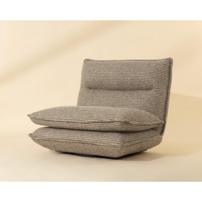 Colson Swivel Armless Chair - Torched Meringue