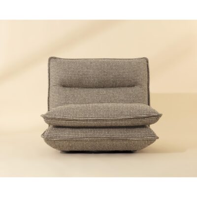 Colson Swivel Armless Chair - Torched Meringue 112769 112769 COLSON SWIVEL ARMLESS CHAIR PEONY 1