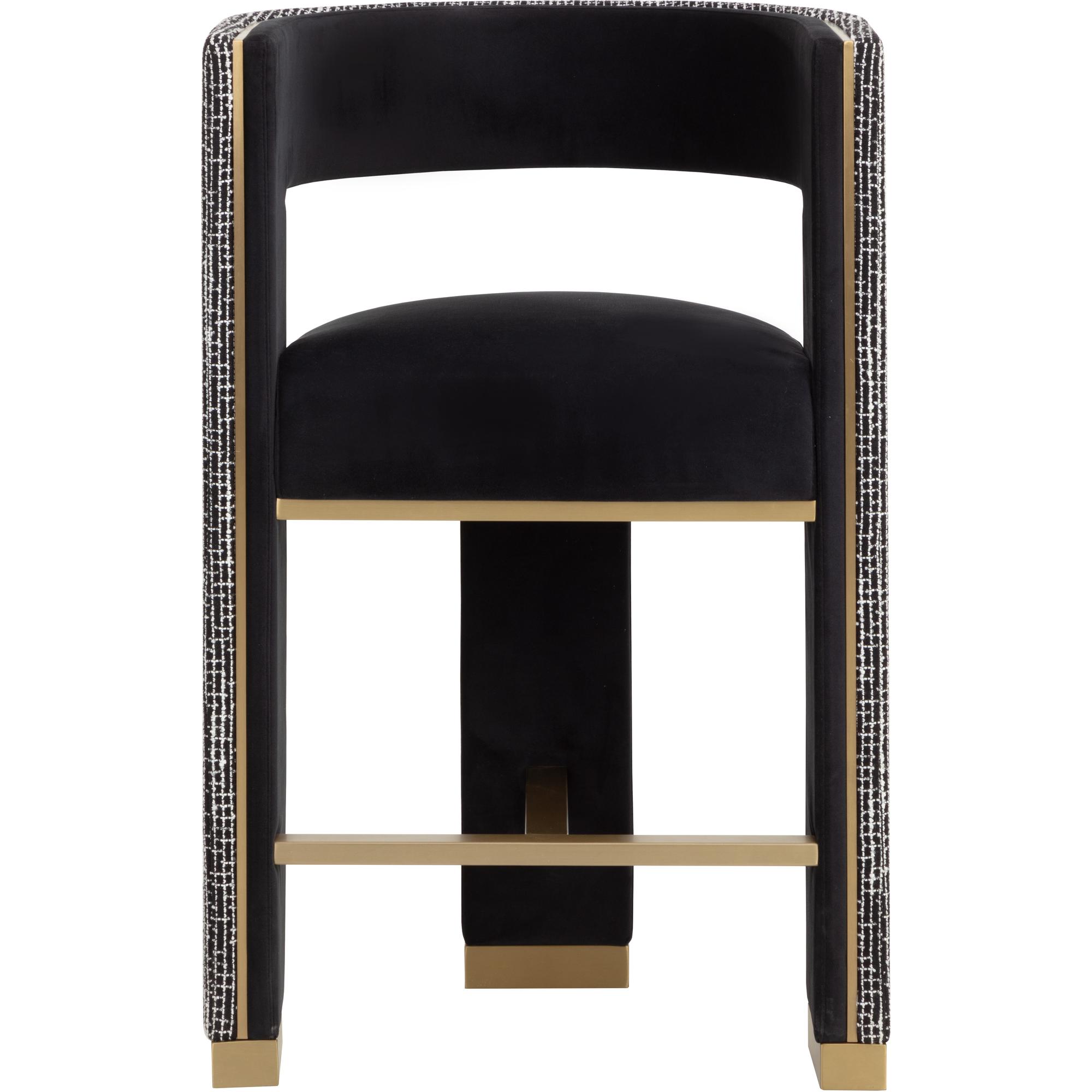 Adamina Counter Stool - Abbington Black / Hobbes Night 2 Adamina Counter Stool - Abbington Black / Hobbes Night - Image 2