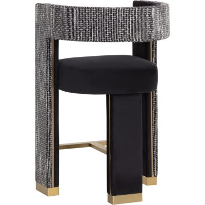 Adamina Counter Stool - Abbington Black / Hobbes Night 8 Adamina Counter Stool - Abbington Black / Hobbes Night 112770 112770 4