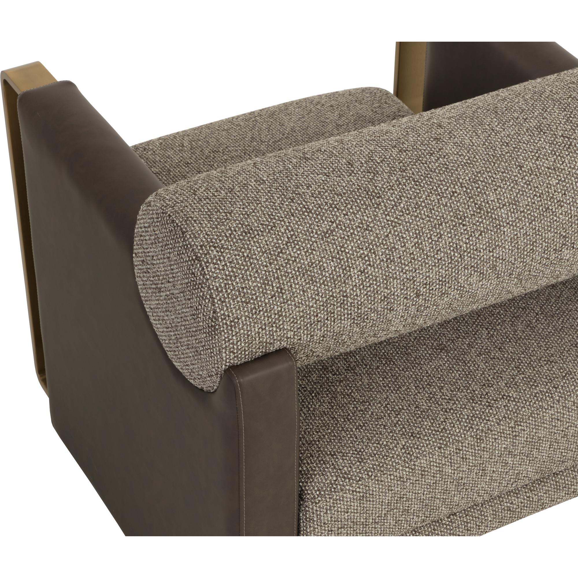 Edgar Lounge Chair - Gellar Earth / Eglinton Espresso 5 Edgar Lounge Chair - Gellar Earth / Eglinton Espresso - Image 5