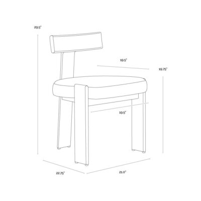 Titan Dining Chair - Vista Ganache 11 Titan Dining Chair - Vista Ganache 112783 112783 6