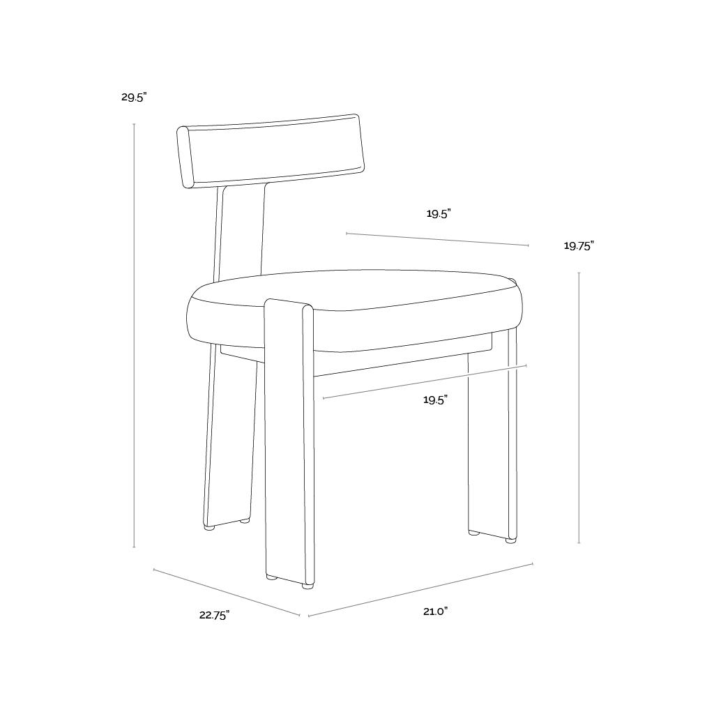 Titan Dining Chair - Vista Ganache 6 Titan Dining Chair - Vista Ganache - Image 6