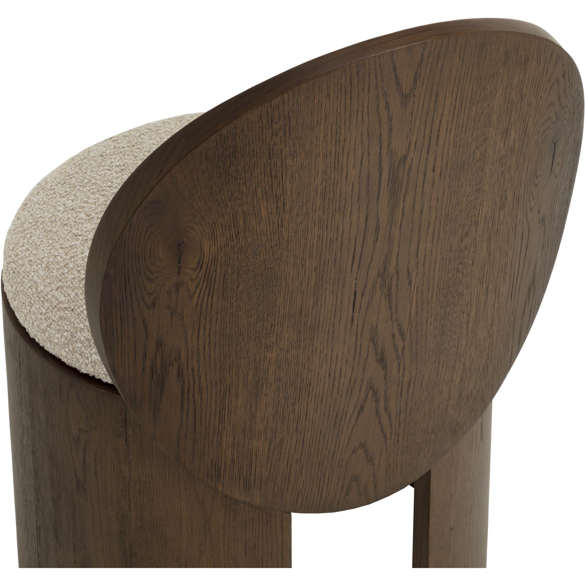 Mitre Dining Chair - Santa Cruz Oatmeal 5 Mitre Dining Chair - Santa Cruz Oatmeal - Image 5