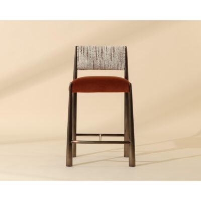 Bayard Counter Stool - Dark Bronze - Meg Rust / Terri Nutmeg 14 Bayard Counter Stool - Dark Bronze - Meg Rust / Terri Nutmeg 112803 112803 BAYARD COUNTER STOOL DARK BRONZE MEG RUST TERRI NUTMEG 1