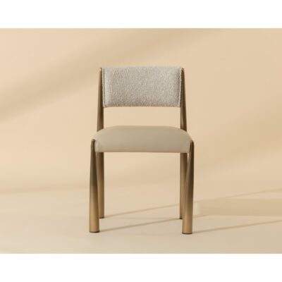 Bayard Dining Chair - Antique Brass - Napa Beige / Santa Cruz Oatmeal 14 Bayard Dining Chair - Antique Brass - Napa Beige / Santa Cruz Oatmeal 112804 112804 BAYARD DINING CHAIR ANTIQUE BRASS NAPA BEIGE SANTA CRUZ OATMEAL 1