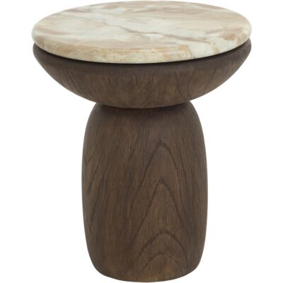 Orula End Table - Marble Look - Macchiato 112808 112808 ORULA END TABLE 21