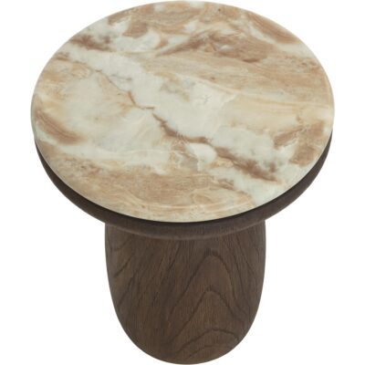 Orula End Table - Marble Look - Macchiato 112808 112808 ORULA END TABLE 22