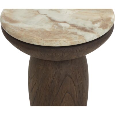 Orula End Table - Marble Look - Macchiato 112808 112808 ORULA END TABLE 26