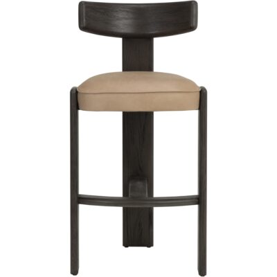 Horton Barstool - Dark Brown - Sahara Sand Leather 6 Horton Barstool - Dark Brown - Sahara Sand Leather 112810 112810 2