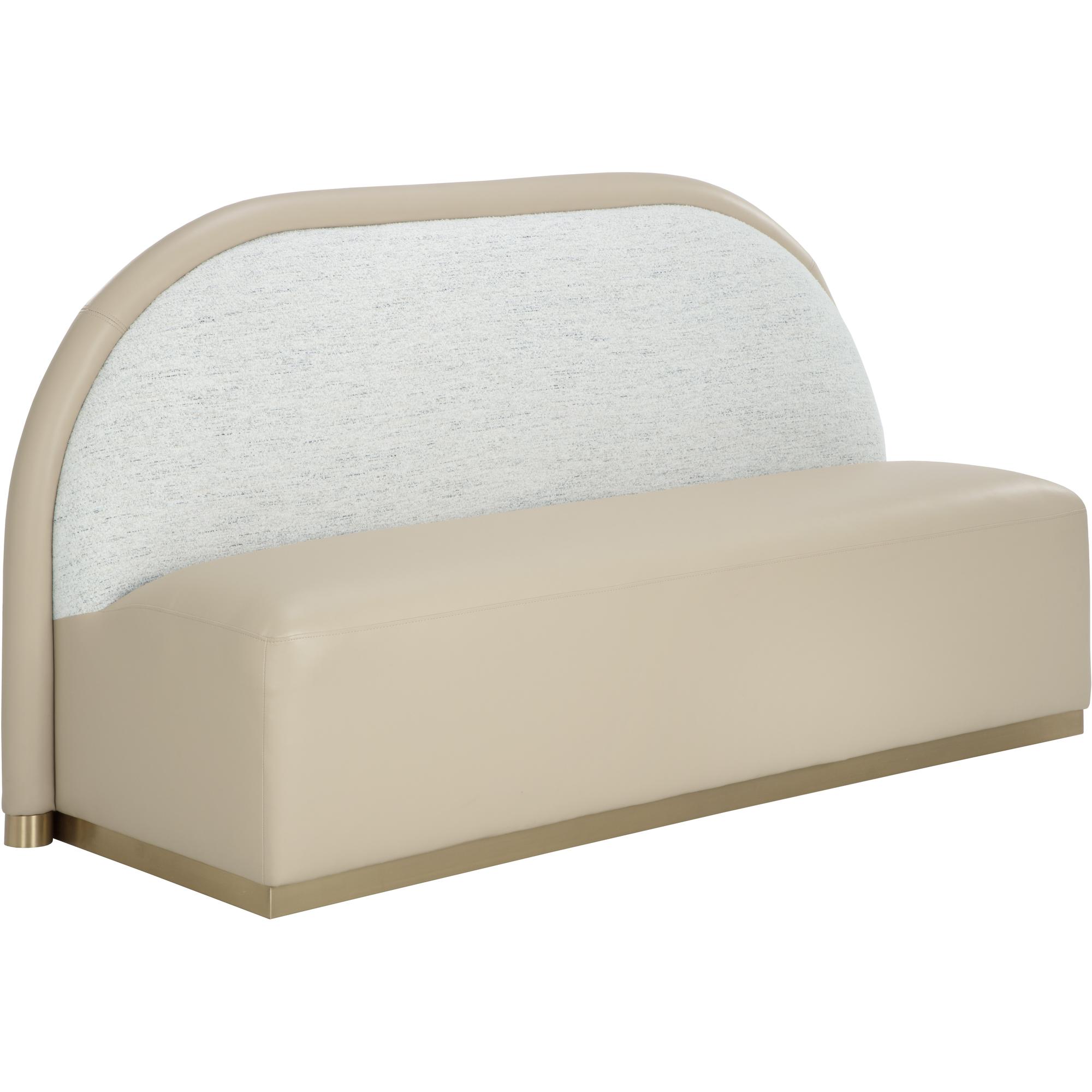 Ovid Banquette - Napa Beige / Hailey Moon 1 Ovid Banquette - Napa Beige / Hailey Moon