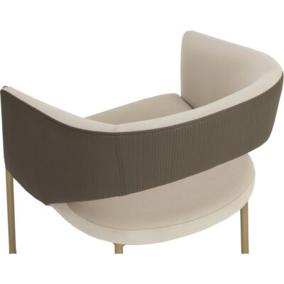 Jahara Dining Armchair - Meg Taupe / Porcini Taupe 9 Jahara Dining Armchair - Meg Taupe / Porcini Taupe 112827 112827 5