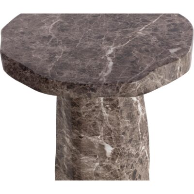Baldur End Table - Marble Look - Dark Emperador 112830 112830 4