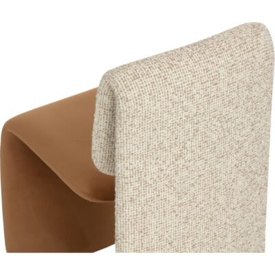 Dunnington Dining Chair - Gold - Kona Camel / Noah Ecru 12 Dunnington Dining Chair - Gold - Kona Camel / Noah Ecru 112873 112873 DUNNINGTON DINING CHAIR GOLD KONA CAMEL NOAH ECRU 26