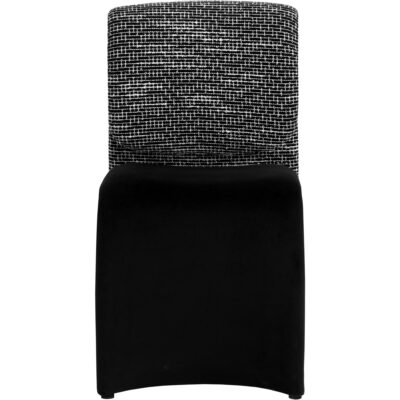 Dunnington Dining Chair - Dark Bronze - Abbington Black / Hobbes Night 112874 112874 DUNNINGTON DINING CHAIR DARK BRONZE ABBINGTON BLACK HOBBES NIGHT 21