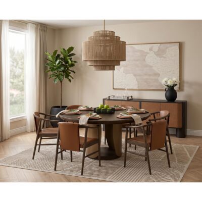 Aran Dining Armchair - Hazelnut Leather 11 Aran Dining Armchair - Hazelnut Leather 112875 112875 6