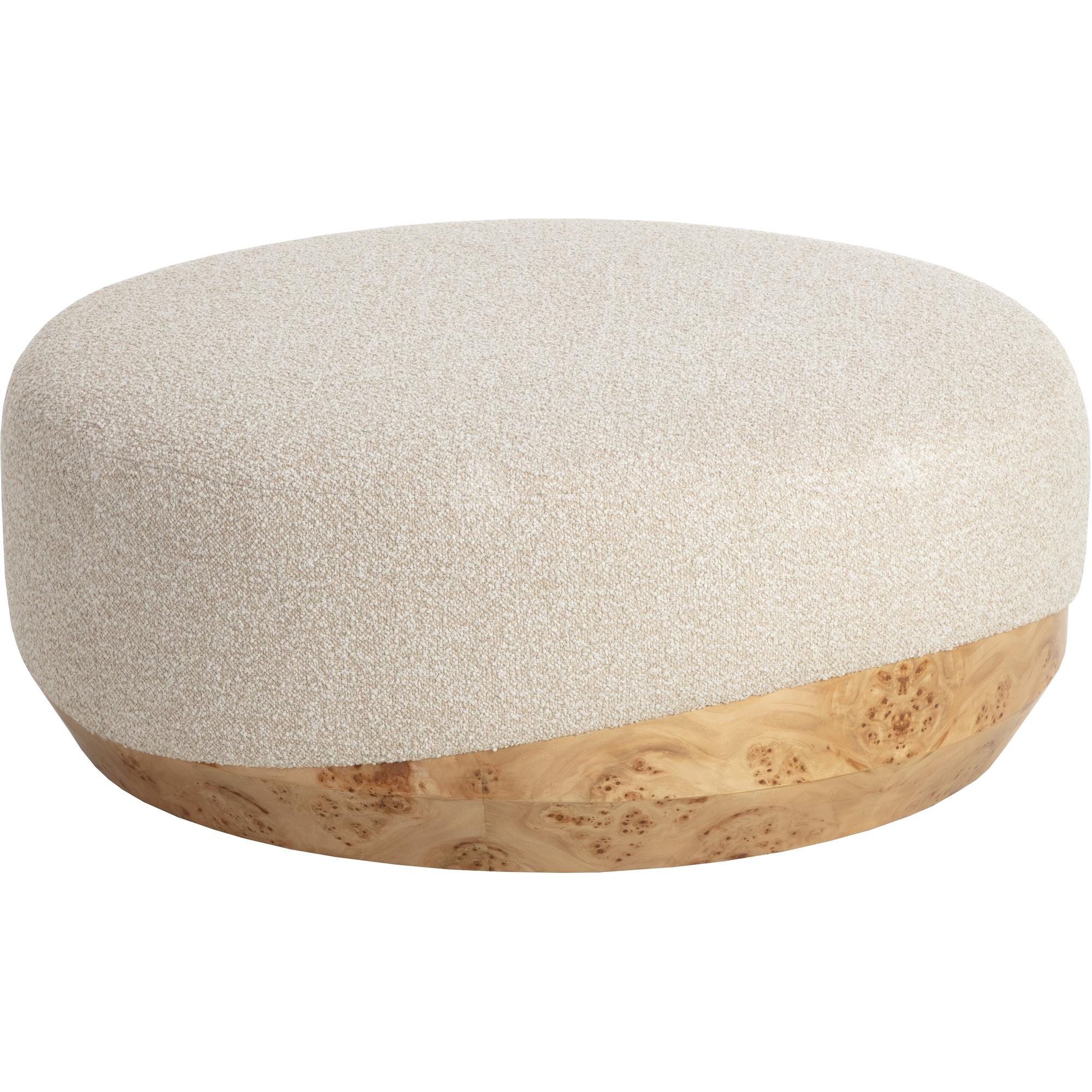 Mithuna Ottoman - Large - Santa Cruz Oatmeal 1 Mithuna Ottoman - Large - Santa Cruz Oatmeal