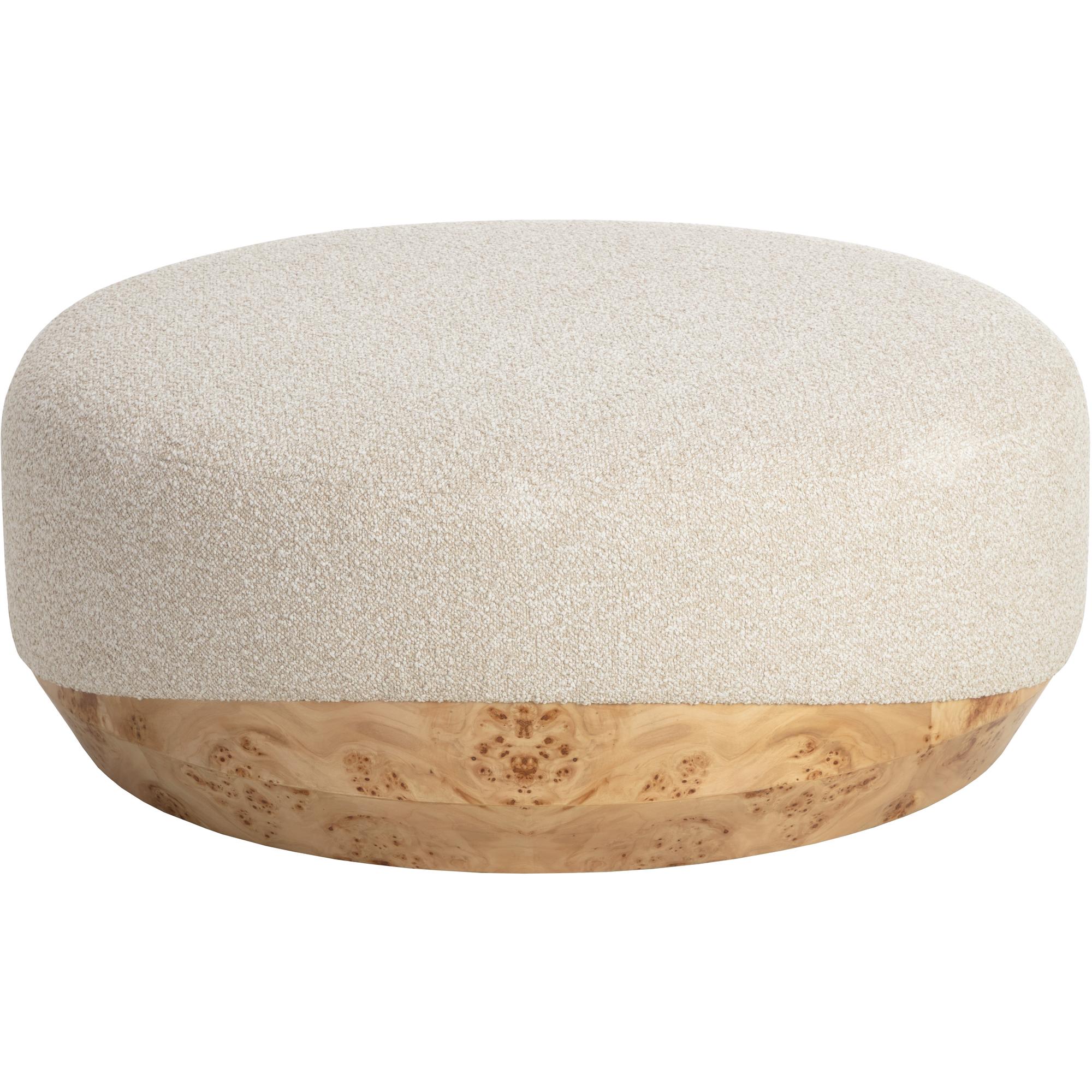 Mithuna Ottoman - Large - Santa Cruz Oatmeal 3 Mithuna Ottoman - Large - Santa Cruz Oatmeal - Image 3
