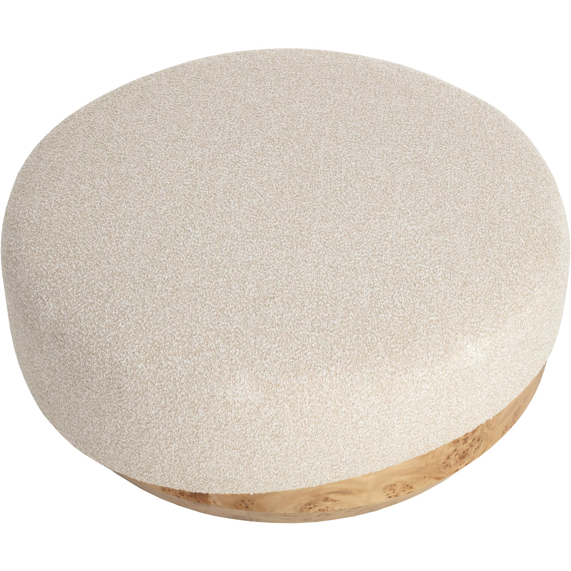Mithuna Ottoman - Large - Santa Cruz Oatmeal 4 Mithuna Ottoman - Large - Santa Cruz Oatmeal - Image 4
