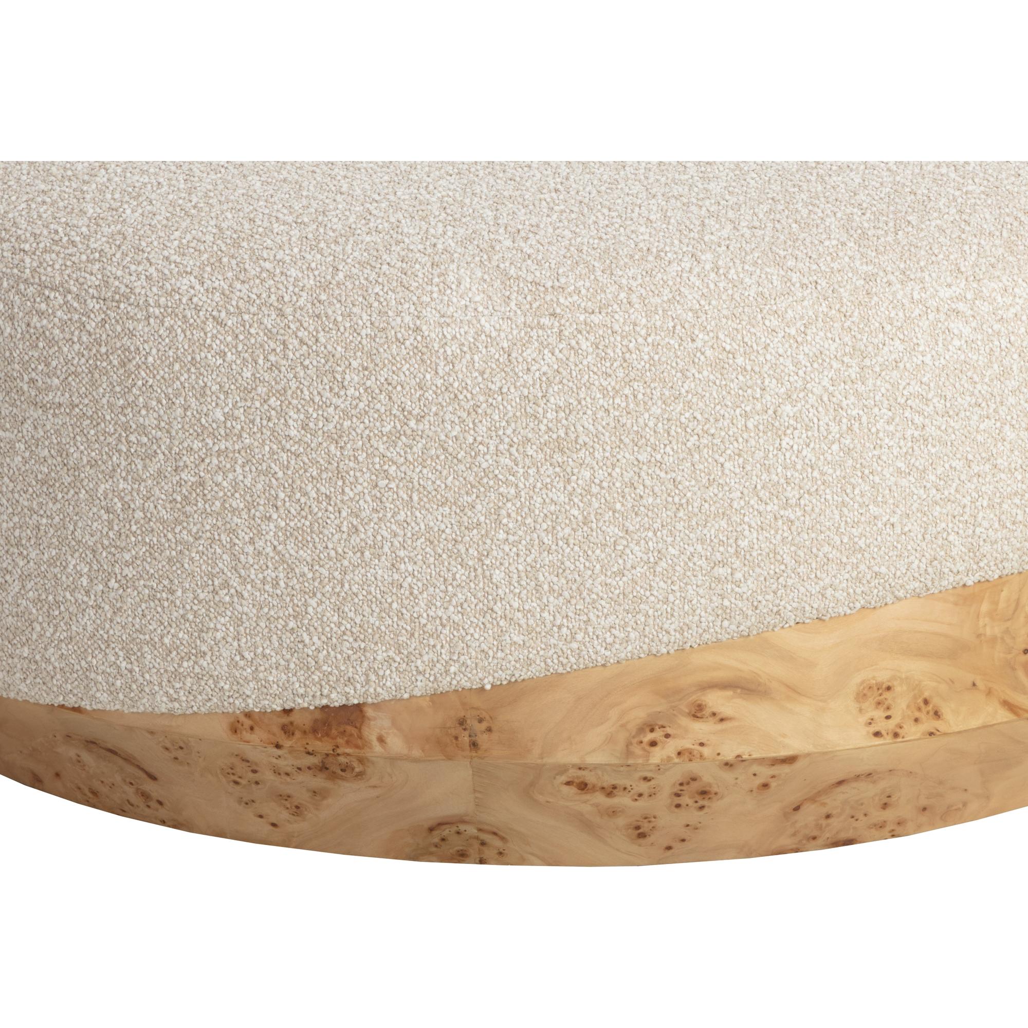 Mithuna Ottoman - Large - Santa Cruz Oatmeal 5 Mithuna Ottoman - Large - Santa Cruz Oatmeal - Image 5