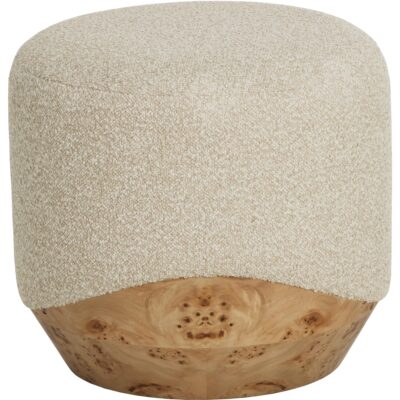 Mithuna Ottoman - Small - Santa Cruz Oatmeal 112895 112895 2