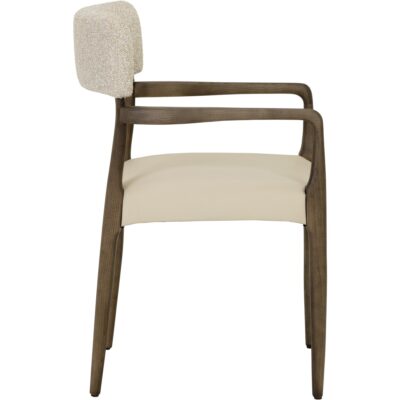 Guardi Dining Armchair - Scottsdale Eggshell / Santa Cruz Oatmeal 112910 112910 3
