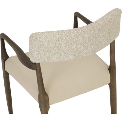 Guardi Dining Armchair - Scottsdale Eggshell / Santa Cruz Oatmeal 112910 112910 5