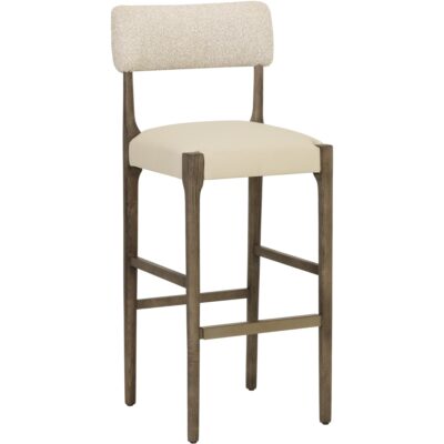 Guardi Barstool - Scottsdale Eggshell / Santa Cruz Oatmeal