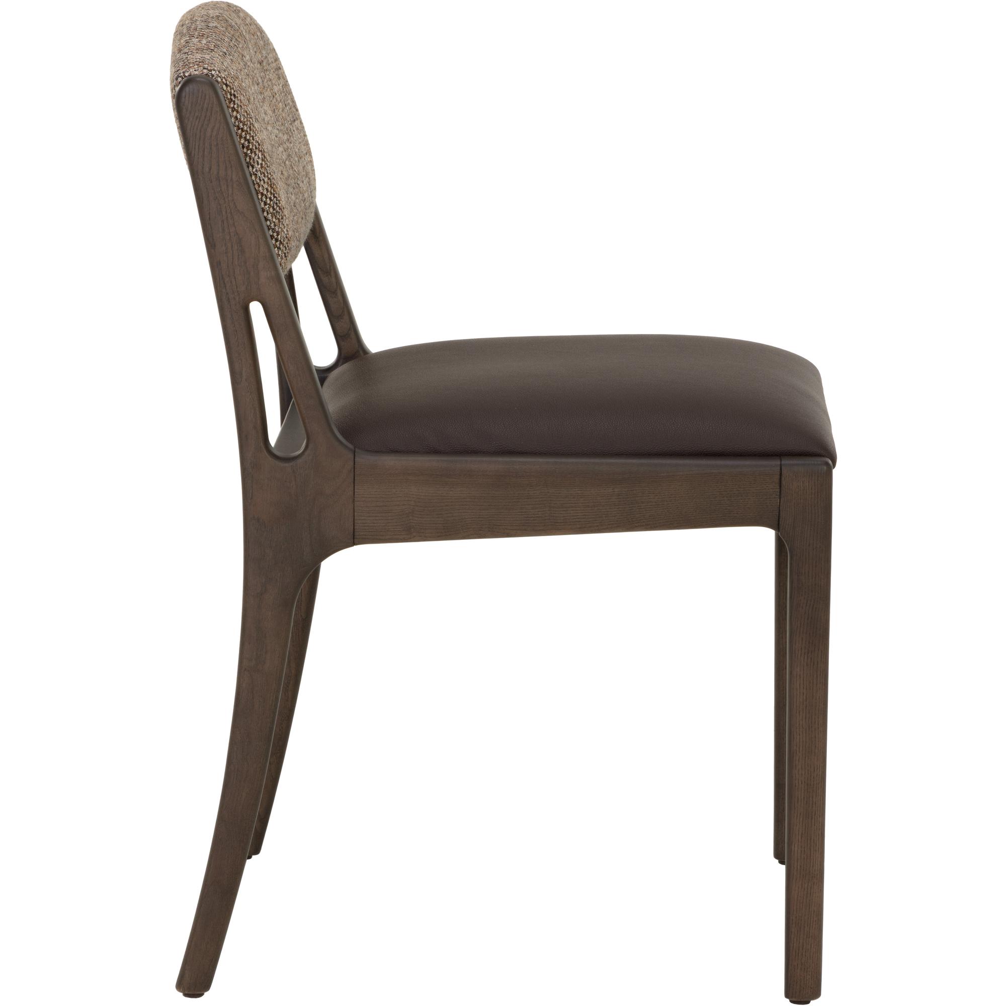 Mertola Dining Chair - Scottsdale Espresso / Ravello Branzino 3 Mertola Dining Chair - Scottsdale Espresso / Ravello Branzino - Image 3