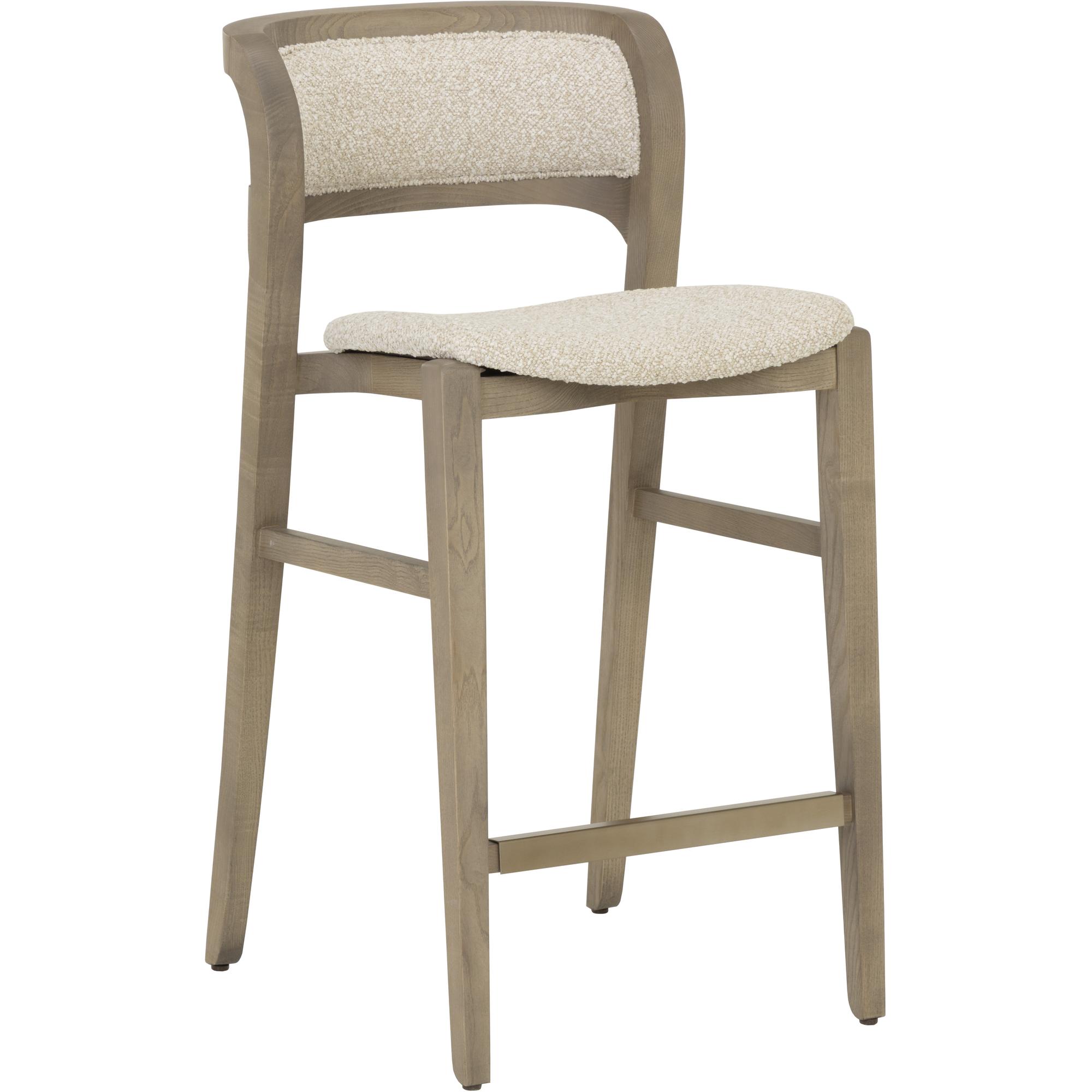 Arco Counter Stool - Greige - Santa Cruz Oatmeal 1 Arco Counter Stool - Greige - Santa Cruz Oatmeal