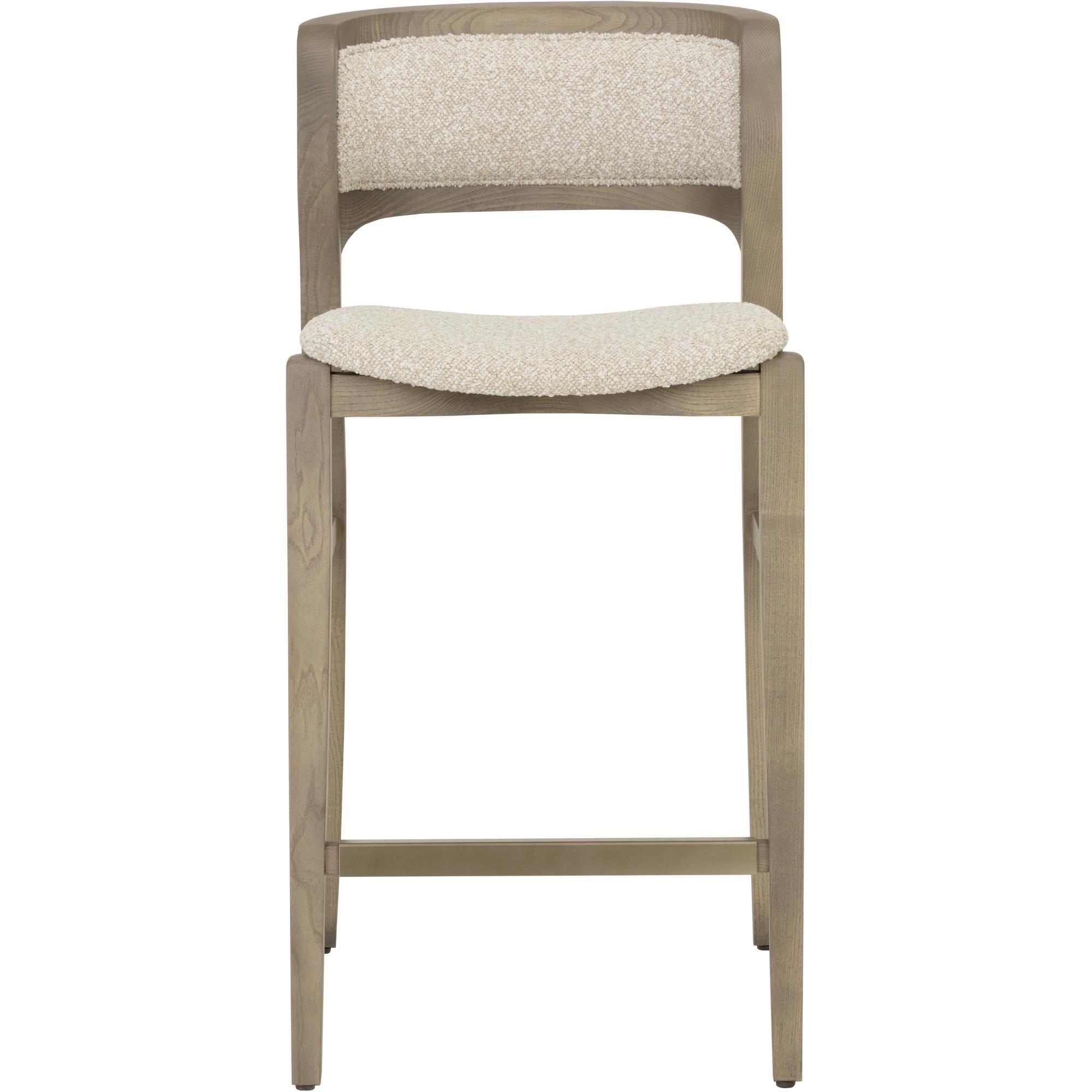 Arco Counter Stool - Greige - Santa Cruz Oatmeal 2 Arco Counter Stool - Greige - Santa Cruz Oatmeal - Image 2