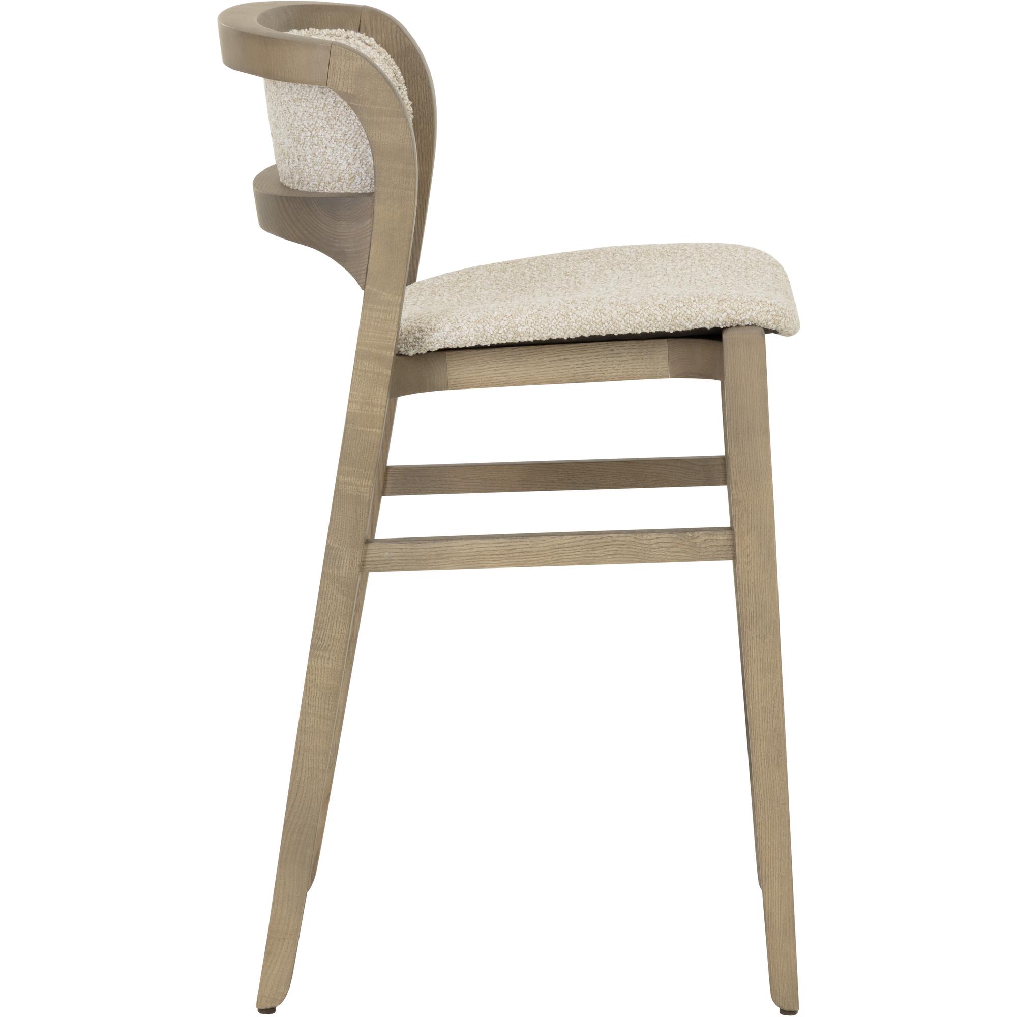 Arco Counter Stool - Greige - Santa Cruz Oatmeal 3 Arco Counter Stool - Greige - Santa Cruz Oatmeal - Image 3