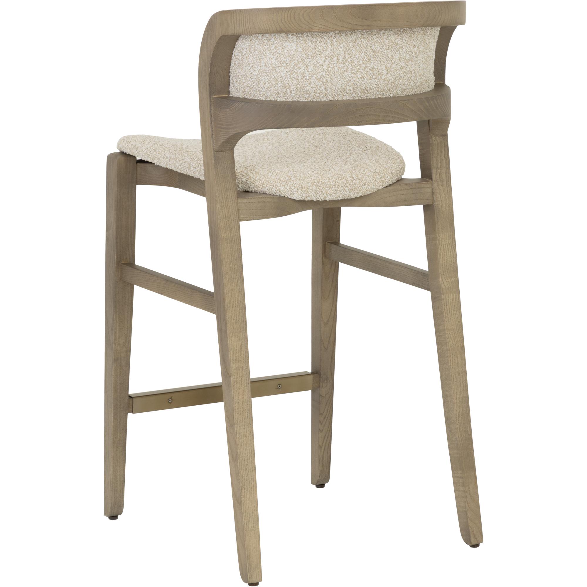 Arco Counter Stool - Greige - Santa Cruz Oatmeal 4 Arco Counter Stool - Greige - Santa Cruz Oatmeal - Image 4