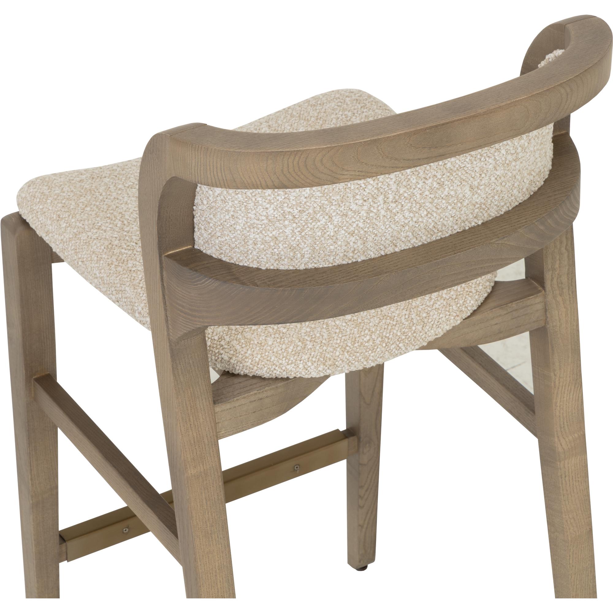 Arco Counter Stool - Greige - Santa Cruz Oatmeal 5 Arco Counter Stool - Greige - Santa Cruz Oatmeal - Image 5