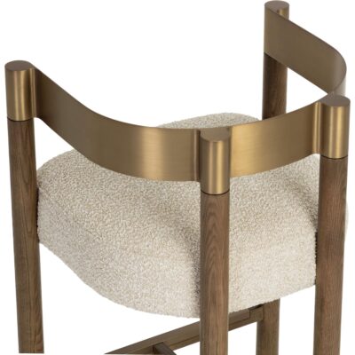 Manolo Barstool - Santa Cruz Oatmeal 112979 112979 MANOLO BARSTOOL ANTA CRUZ OATMEAL 26