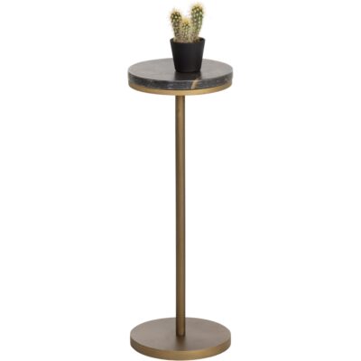 Ivor End Table - Sage Marble