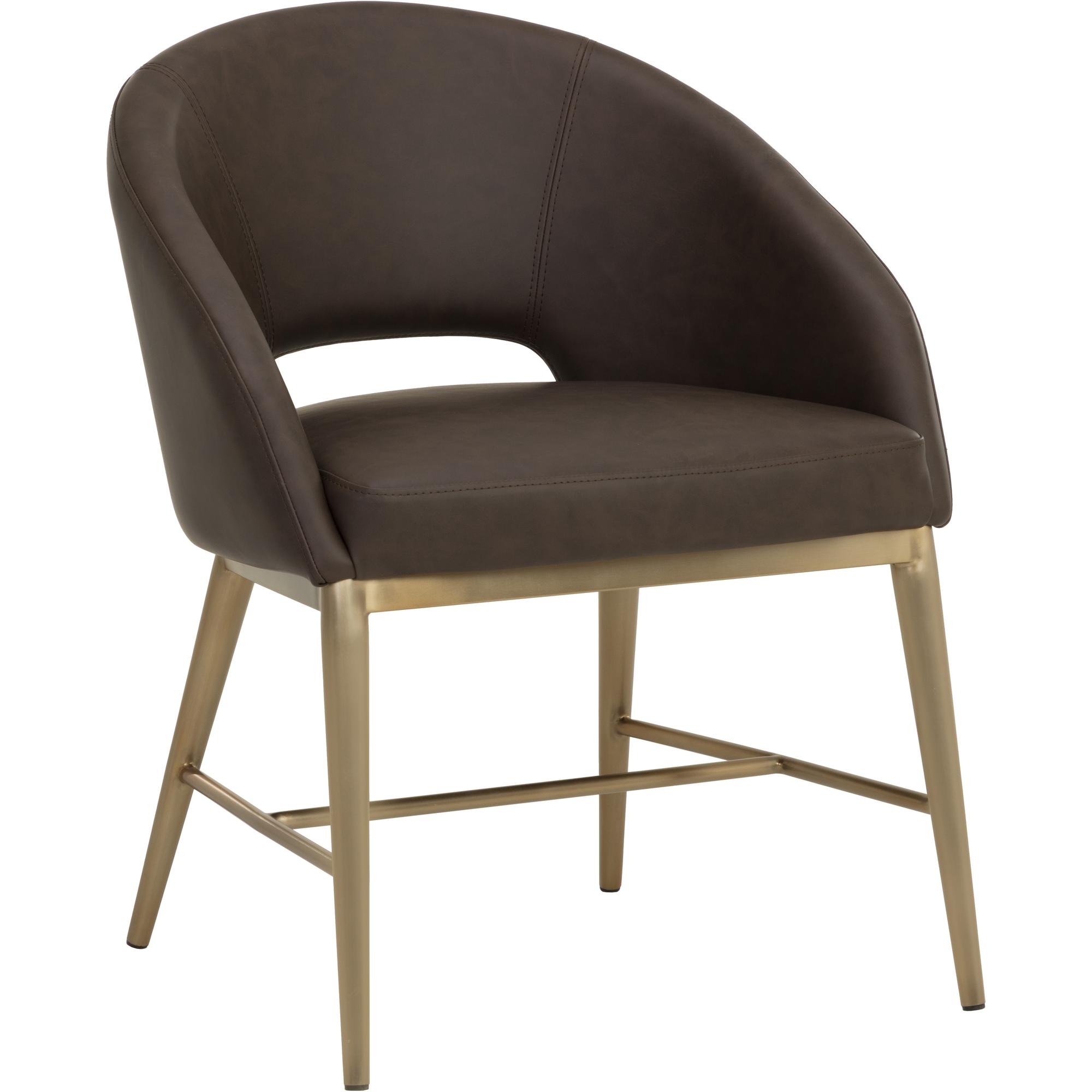 Abelson Dining Armchair - Eglinton Espresso 1 Abelson Dining Armchair - Eglinton Espresso
