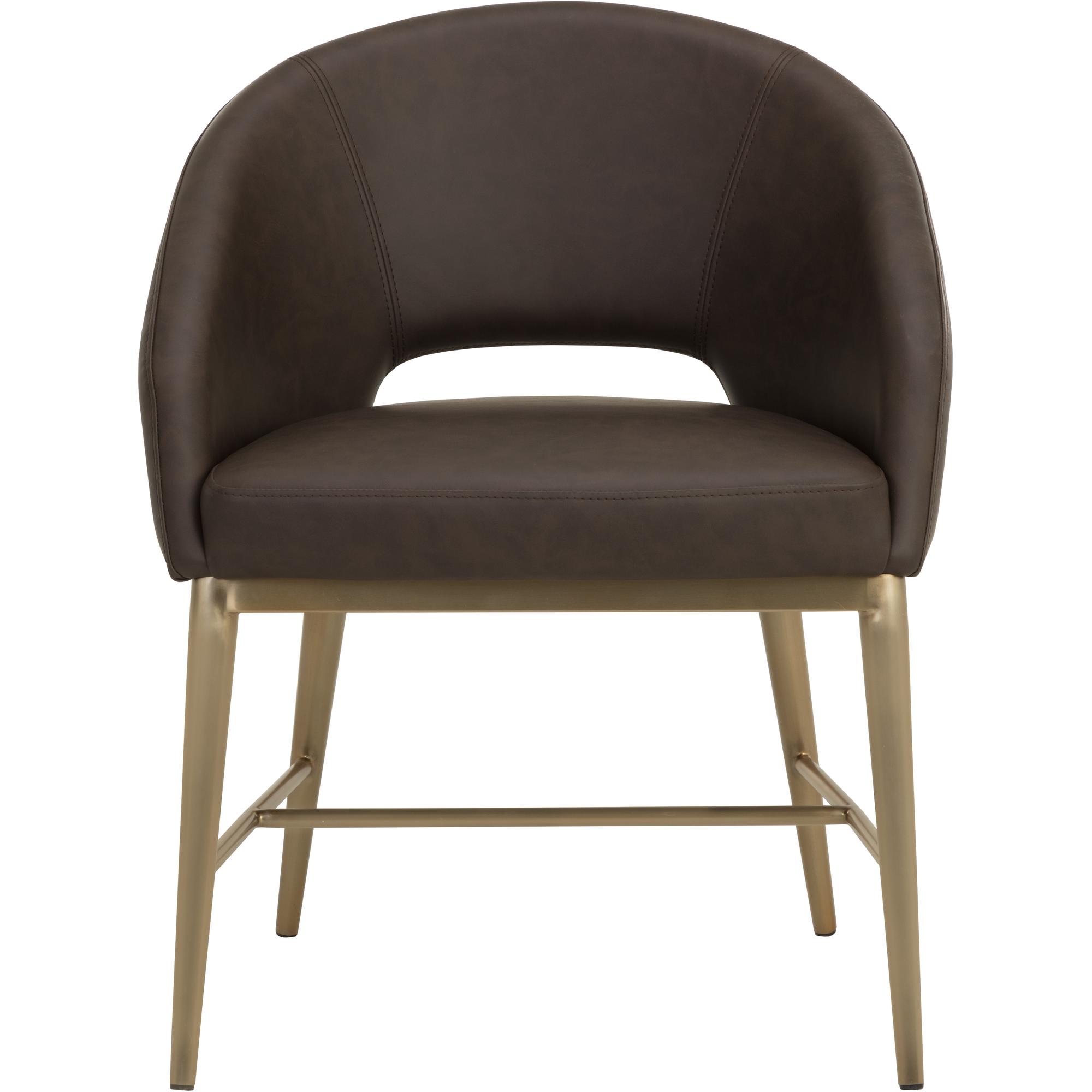 Abelson Dining Armchair - Eglinton Espresso 2 Abelson Dining Armchair - Eglinton Espresso - Image 2